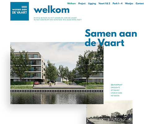 wonen aan de vaart